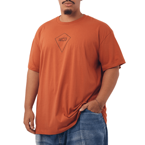 Camiseta Masculina Big MCD Oversized More Core Division Rel LARANJA-12622850X- -1-